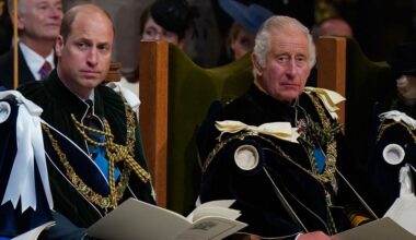Koning Charles en Prins William hebben ruzie om prins Andrew