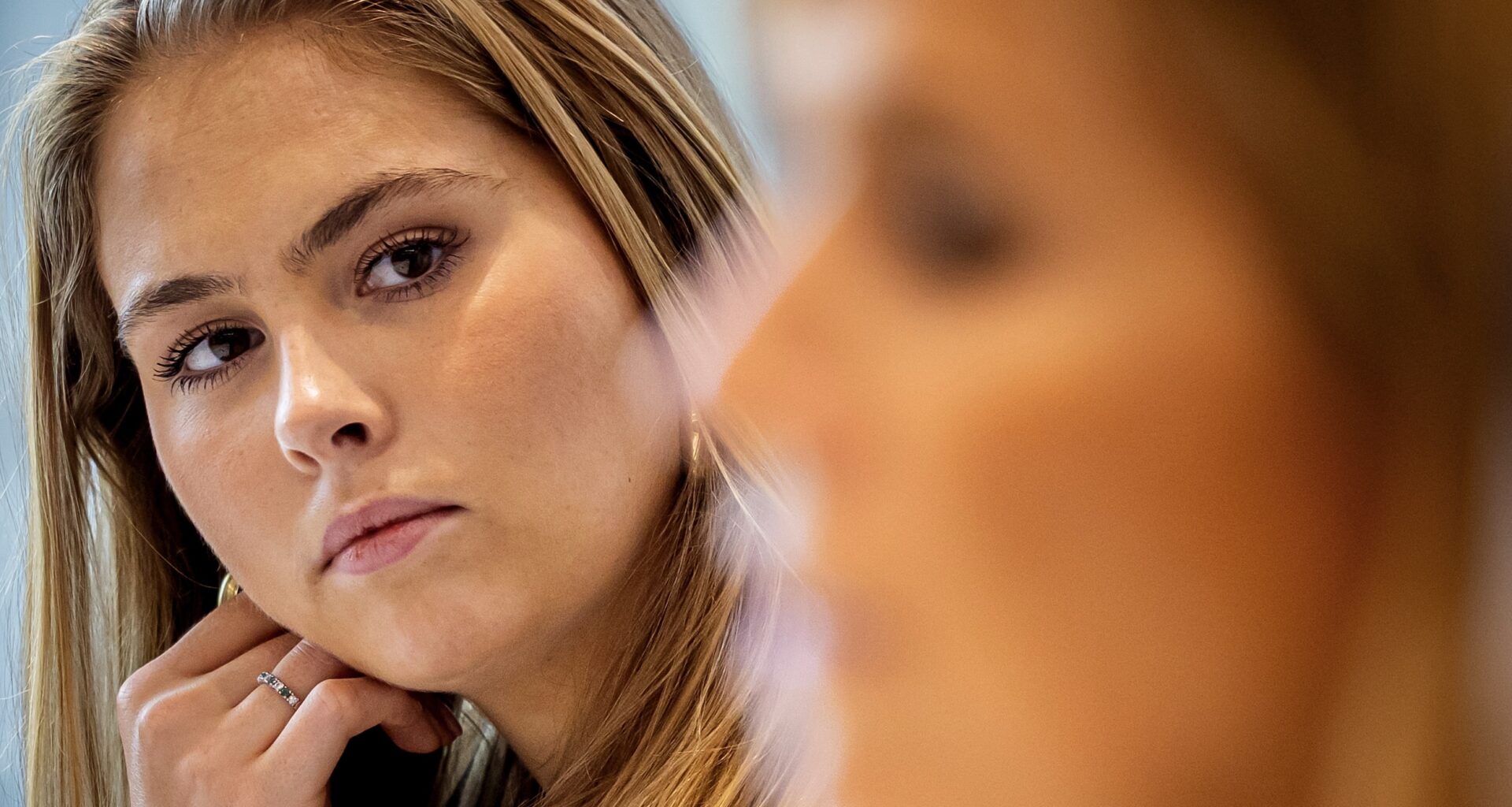 Prinses Amalia draagt outfit prinses Ariane in New York