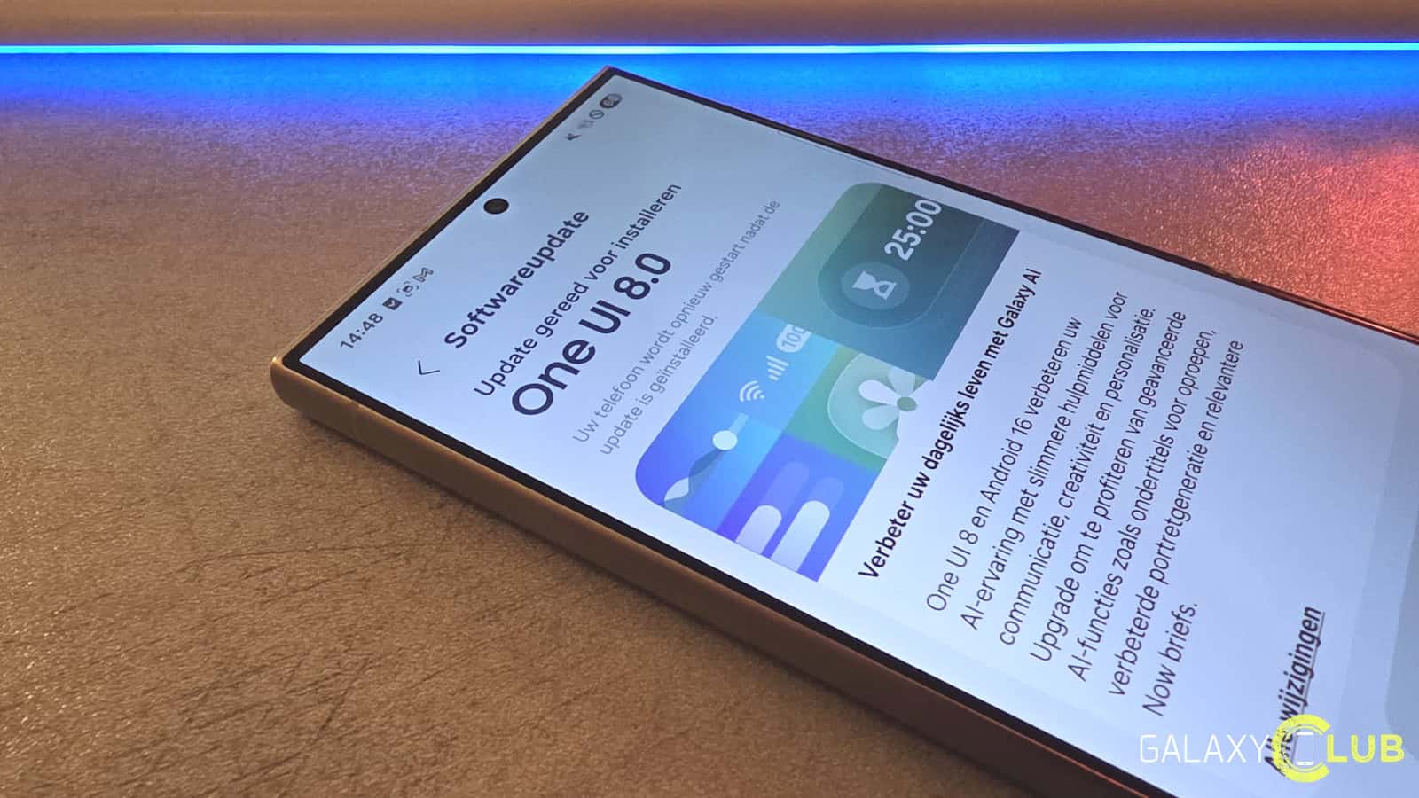 Android 16, One UI 8-update beschikbaar op Samsung Galaxy S24
