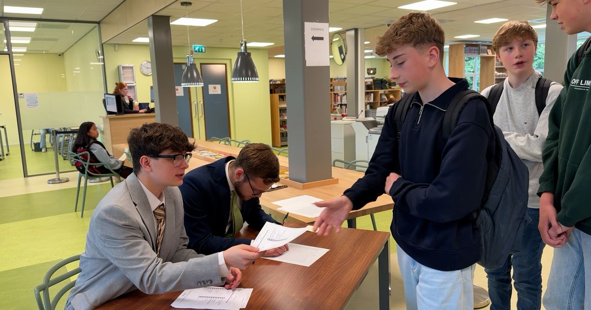 PVV wint Scholierenverkiezingen, ChristenUnie grootste in Veenendaal: 'Dit is een perfecte oefening'