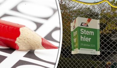 Verkiezingen: Brandweermannen stemmen in eigen kazerne | Ingang Sliedrechts stembureau beklad - Rijnmond