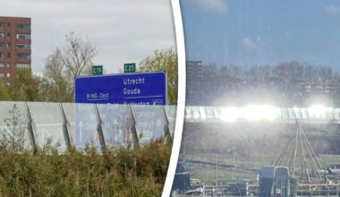 Nieuwe snelweg eindelijk open, maar buurtbewoners klagen over 'James Bond-zon' in hun woonkamer - Omroep West