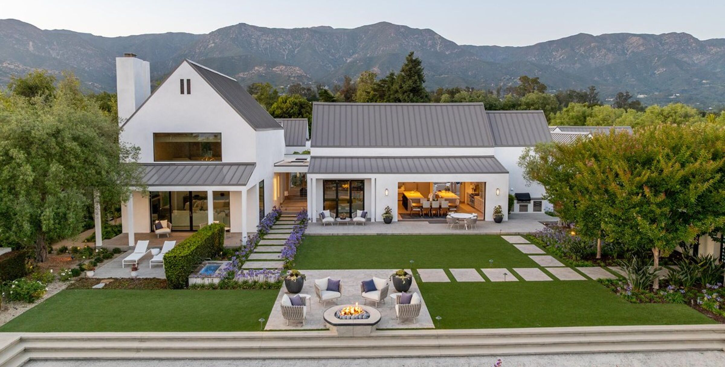 De villa die naast de woning van Kendall Jenner staat