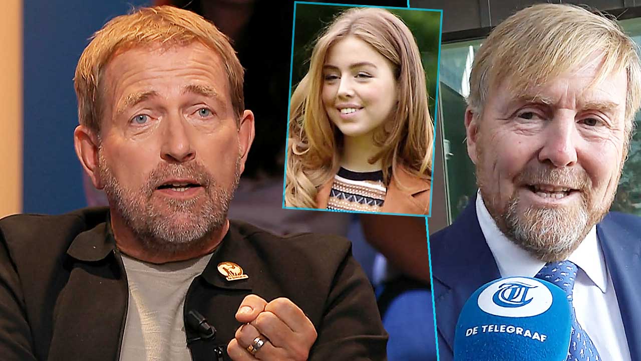 Harm Edens, prinses Alexia en koning Willem-Alexander