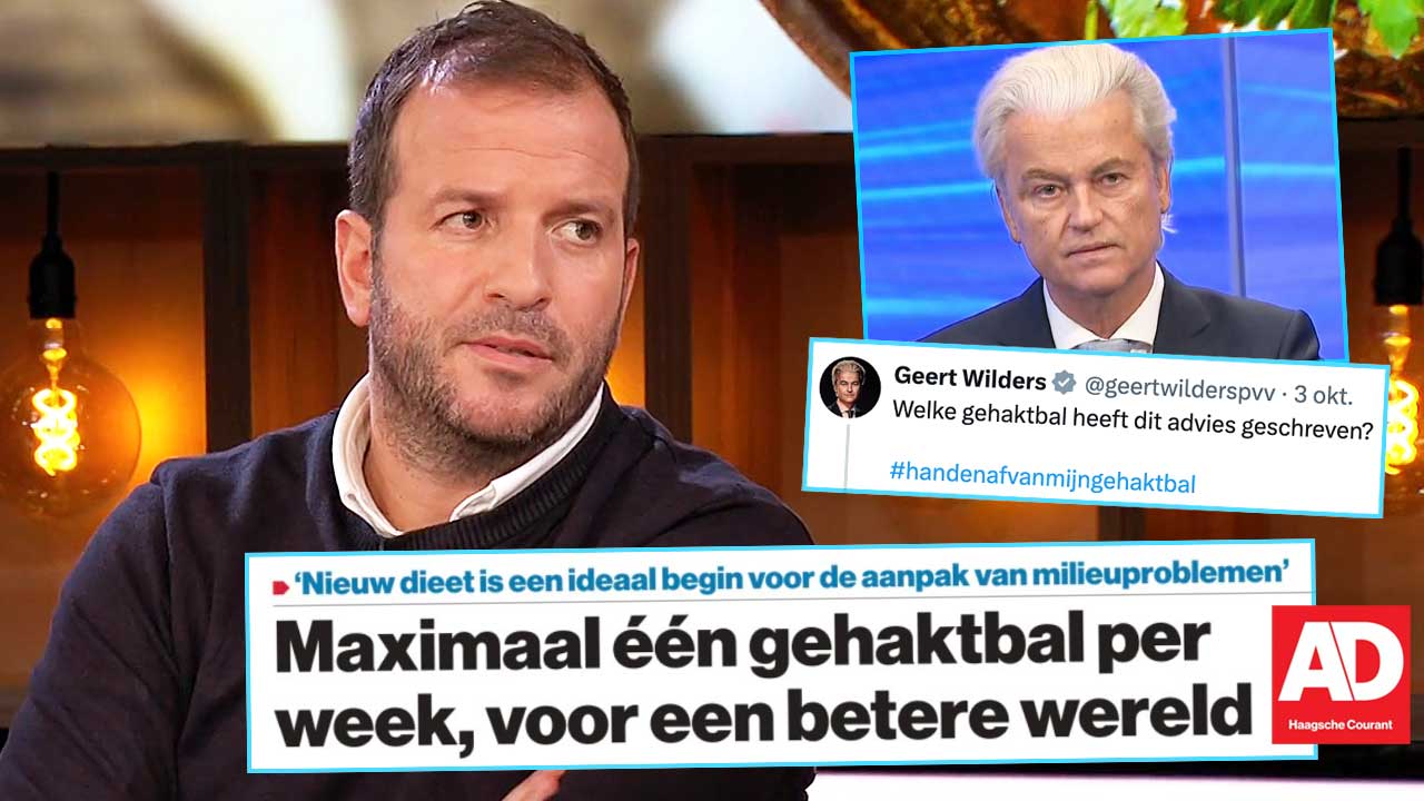 Rafael van der Vaart en Geert Wilders