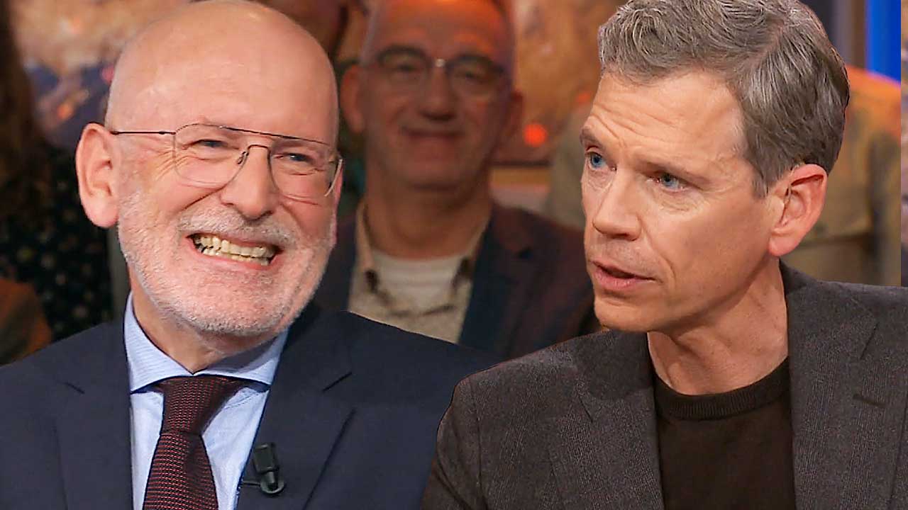 Frans Timmermans en Jeroen Wollaars