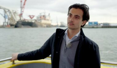 Rotterdammer Noë Baljet van Jonge Democraten (D66) maakt zich zorgen om de veiligheid van zijn stad