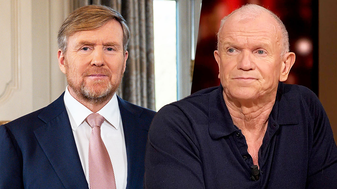 Willem-Alexander en Evert Santegoeds