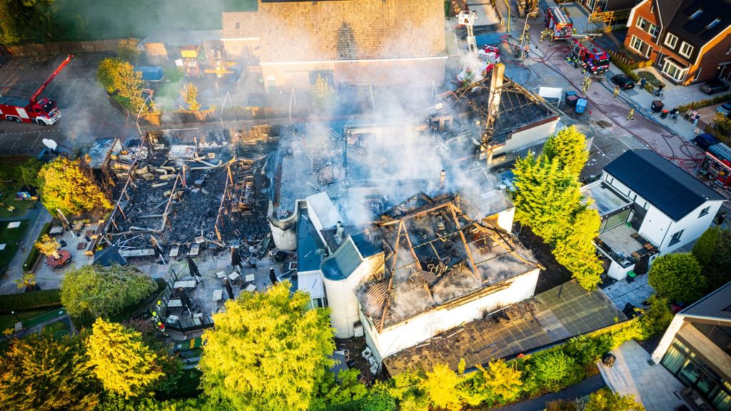 Brand in partycentrum Ridderkerk, politie houdt rekening met brandstichting