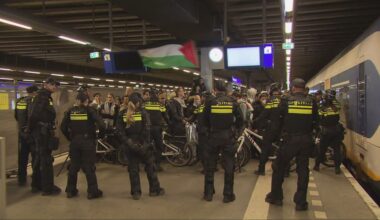 Geen treinen van en naar Den Haag Centraal om activisten op het spoor