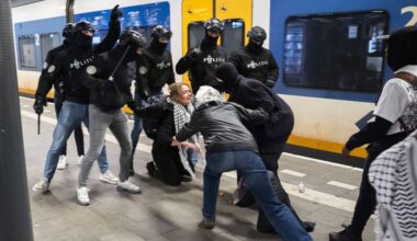 Meer dan 200 pro-Palestijnse betogers opgepakt op en rond station Den Haag