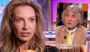 Astrid Holleeder en Johan Derksen