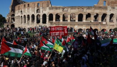 Pro-Palestijns massaprotest Barcelona en Rome, arrestaties bij betoging Londen
