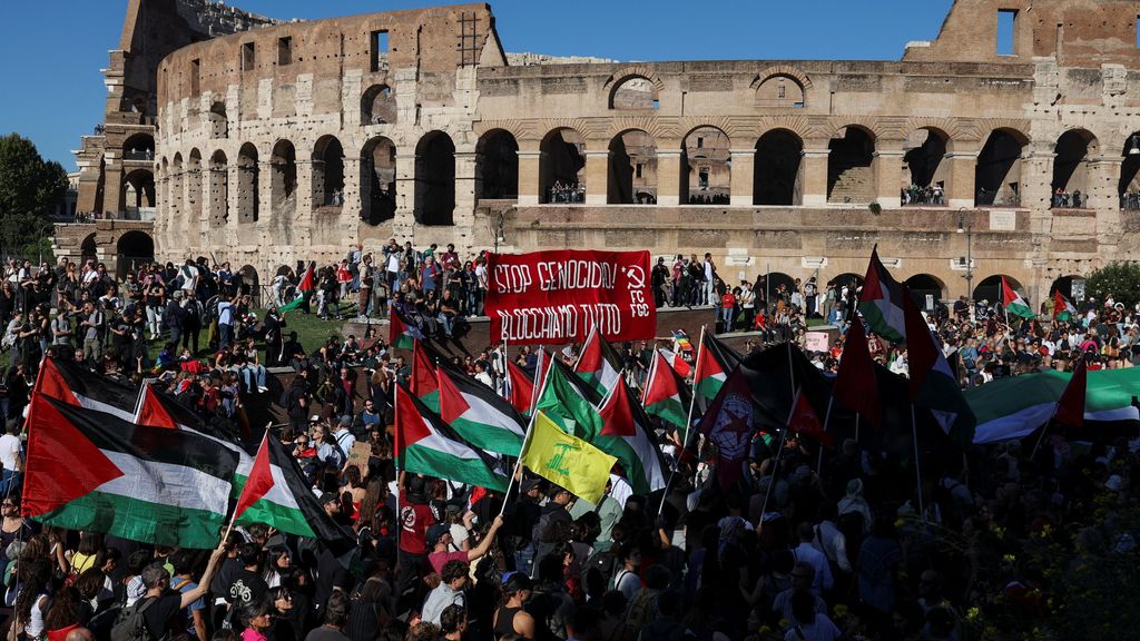 Pro-Palestijns massaprotest Barcelona en Rome, arrestaties bij betoging Londen