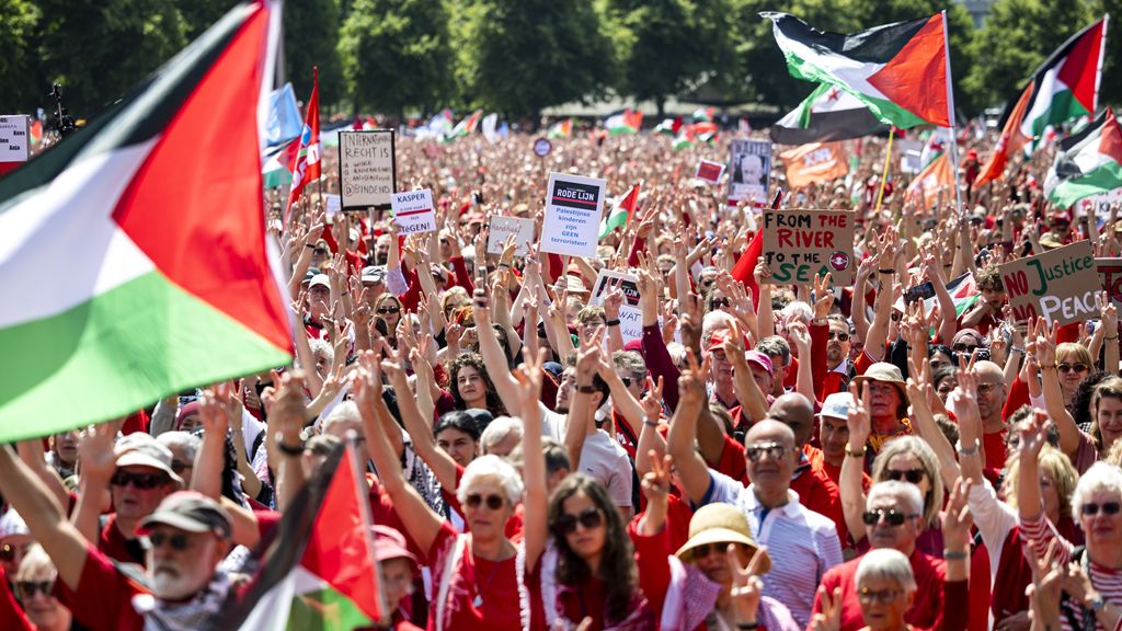 Rode Lijn-protest tegen Israël, mensenmassa verwacht in Amsterdam