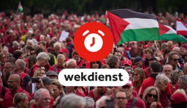 Rode Lijn-protest in Amsterdam • Wegrace op EK wielrennen