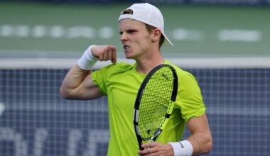 De Jong komt na dappere strijd niet langs Auger-Aliassime in snikheet Shanghai