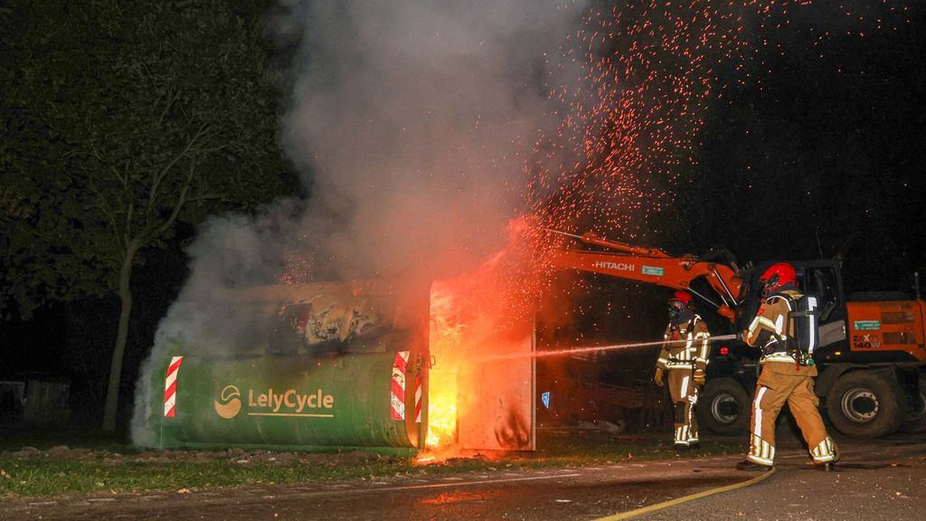 Reeks van 18 branden in Emmeloord, politie gaat uit van opzet