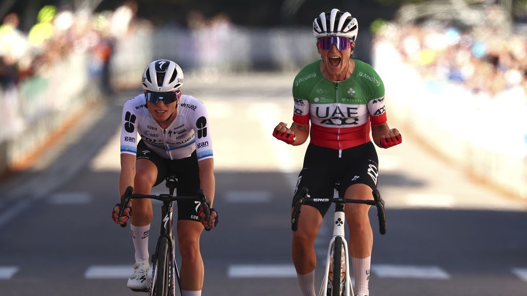 Europees kampioene Vollering geklopt door Longo Borghini in Tre Valli Varesine