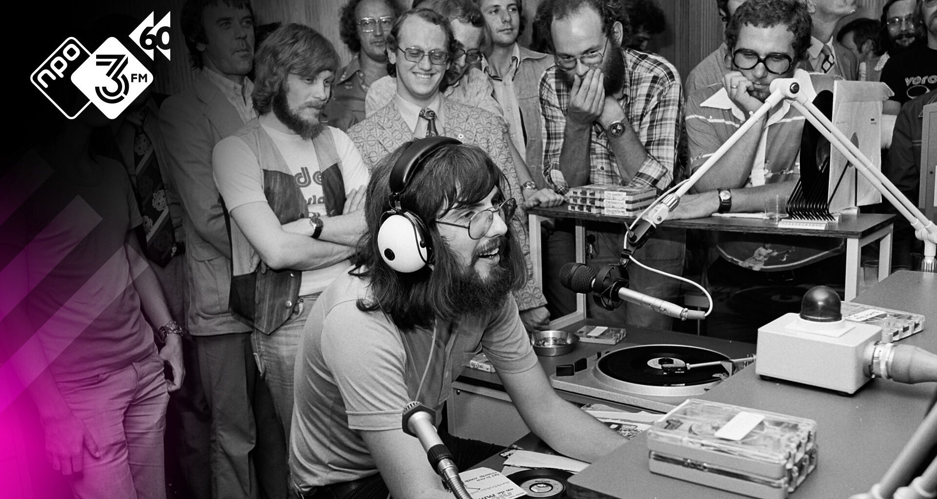 NPO 3FM viert 60 jarig-bestaan tijdens jubileumweekend met evenement en uitzending live vanuit Beeld & Geluid