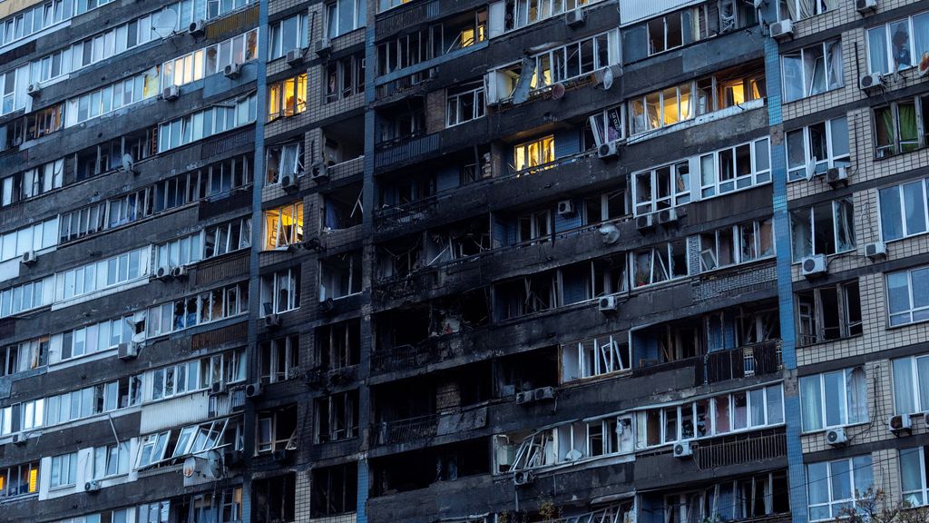 Russische luchtaanval op Kyiv en Oekraïense energievoorzieningen