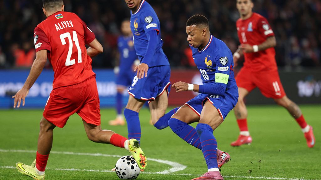 Fraaie treffer Mbappé bij ruime zege Frankrijk, Duitsland simpel langs tien Luxemburgers