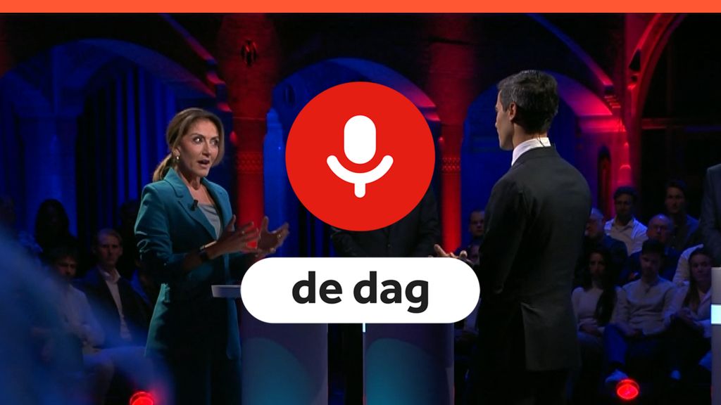 met zwevende kiezers kijken naar het verkiezingsdebat