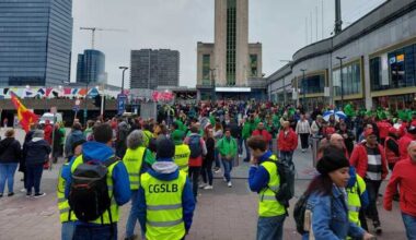 Tienduizenden Belgen demonstreren tegen hervormingsplannen regering