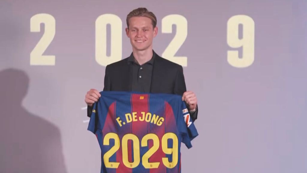De Jong verlengt bij Barcelona tot 2029 en is speculatie over salaris zat
