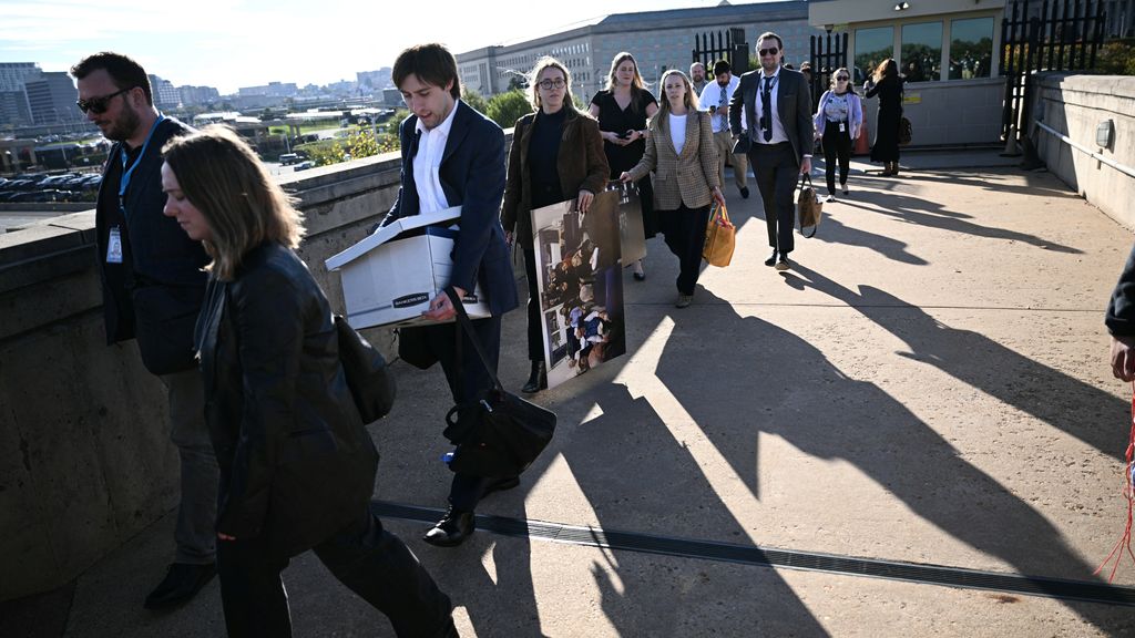 Massale uittocht Pentagon-journalisten na aangescherpte mediaregels - NOS