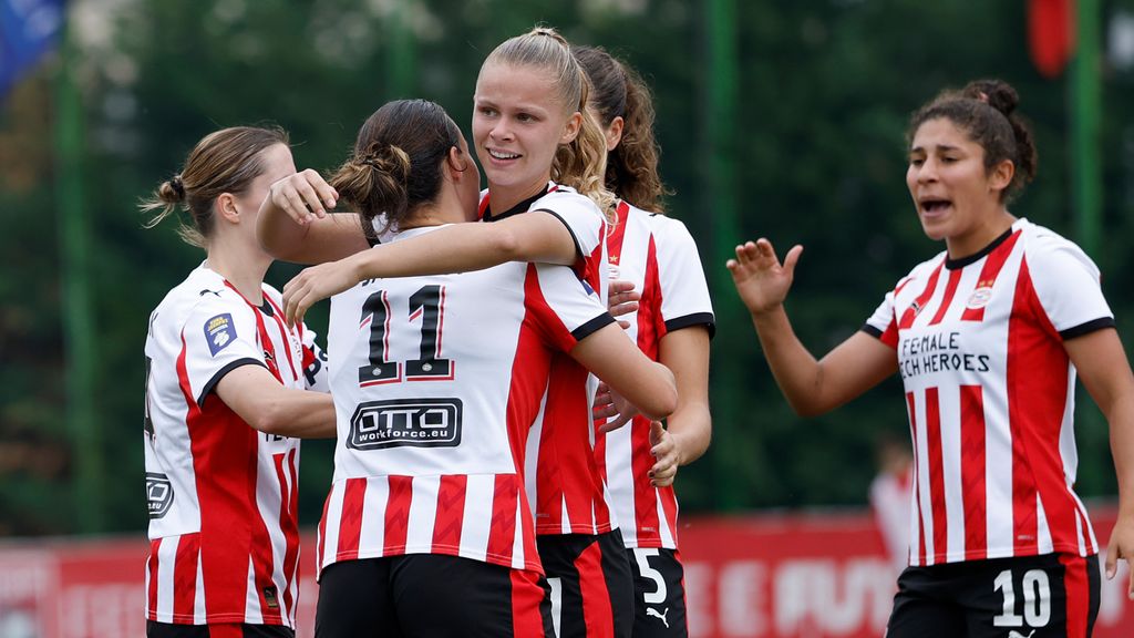 PSV-vrouwen na eenvoudige zege op Minsk door naar hoofdtoernooi Europa Cup