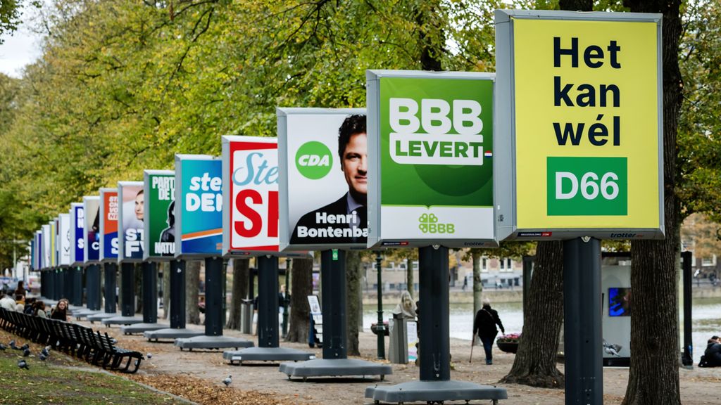 groei D66 zet door, veel kiezers zweven nog