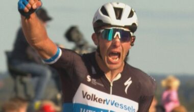 De Jong stunt met eerste profzege op VAM-berg, Laporte nieuwe leider in Tour of Holland