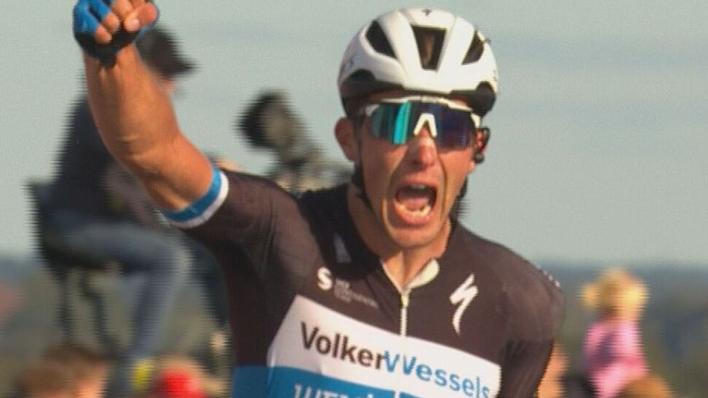 De Jong stunt met eerste profzege op VAM-berg, Laporte nieuwe leider in Tour of Holland