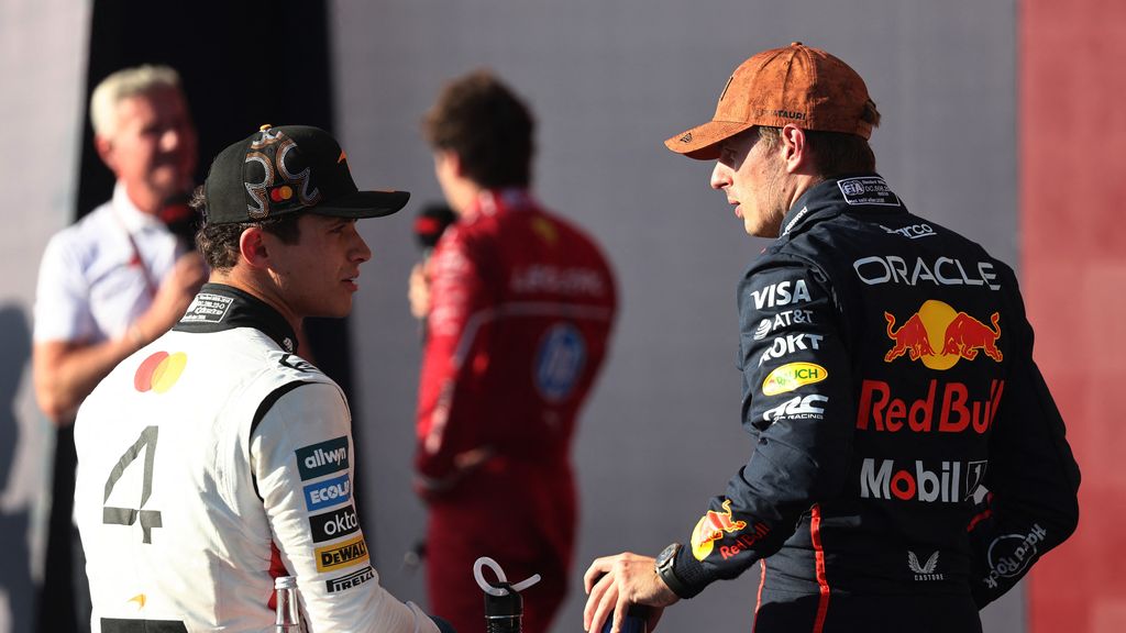 Norris ziet Red Bull en Verstappen naderen en maakt zich zorgen om eigen auto