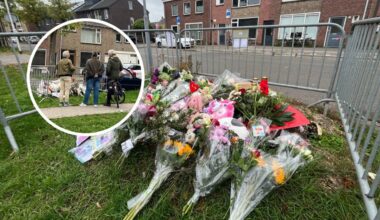 Aan de Dillenburglaan is een gedenkplek gemaakt (foto: Floortje Steigenga).