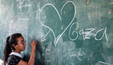 deel van kinderen in Gaza weer naar school