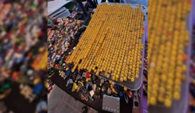 De gevonden Lego-hoofdjes