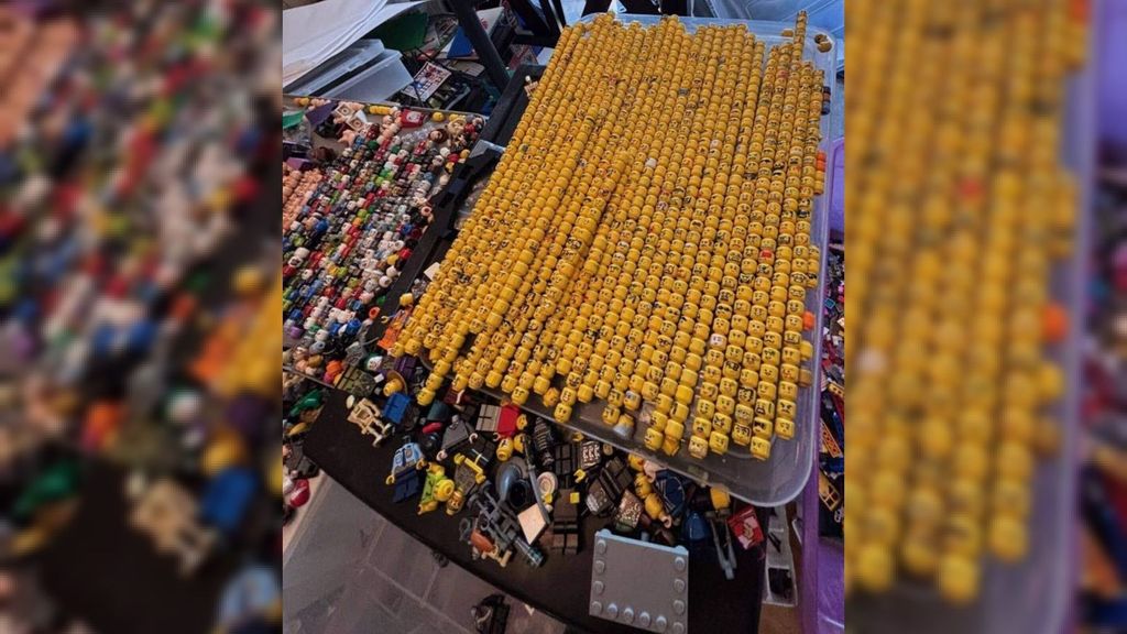 De gevonden Lego-hoofdjes