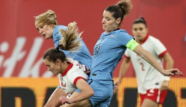 Oranjevrouwen bij debuut bondscoach Veurink niet voorbij Polen in oefenduel