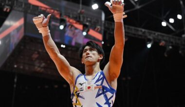 Balende en stralende Japanse kampioenen op slotdag WK turnen in Jakarta