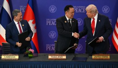 Thailand en Cambodja tekenen nieuw bestand in aanwezigheid van Trump