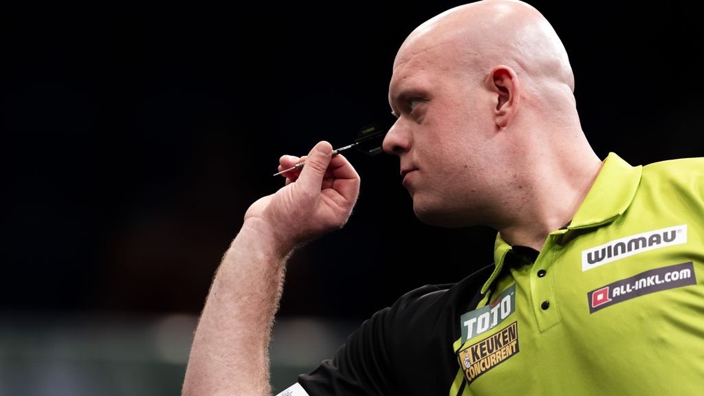Van Gerwen treft Van Veen in halve finales EK darts, ook Noppert naar laatste vier