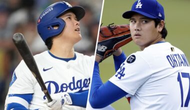 tweekoppig honkbalmonster baart opzien als slagman én pitcher