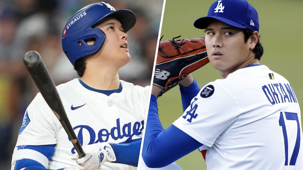 tweekoppig honkbalmonster baart opzien als slagman én pitcher