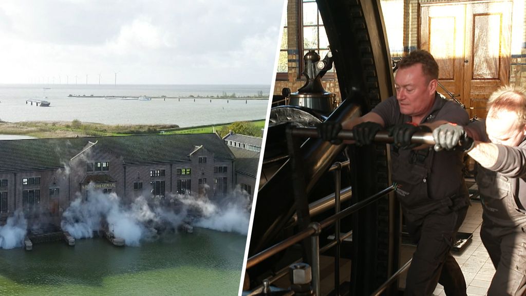 Oudste gemaal van Nederland draait nog op volle toeren - NOS