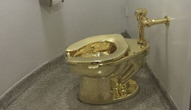 's Werelds waardevolste toilet onder de hamer