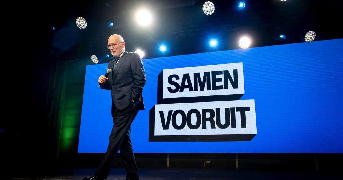 Frans Timmermans liet op verkiezingsavond na het verlies van GroenLinks-PvdA weten op te stappen als partijleider