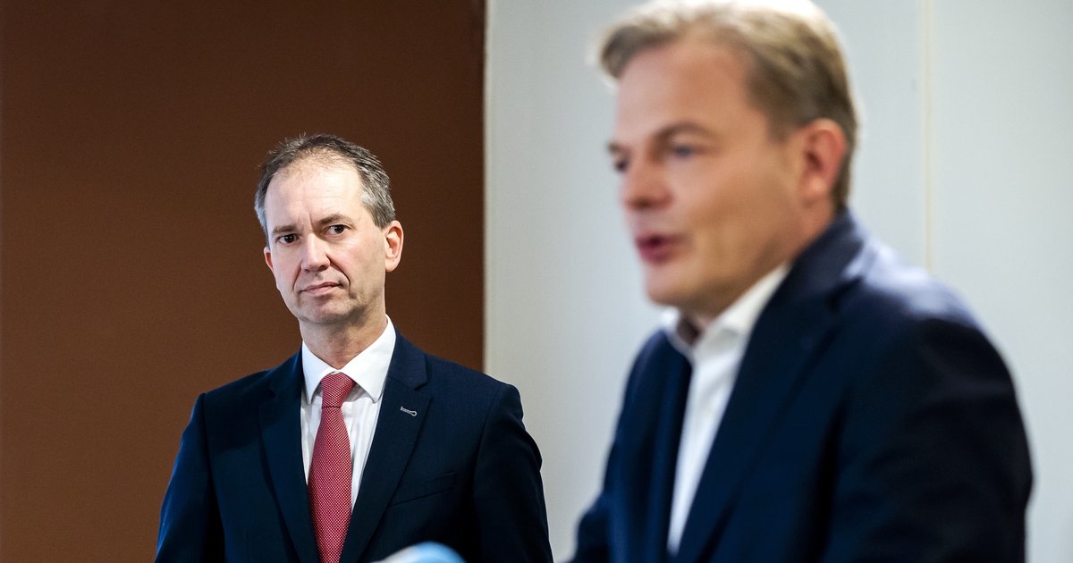 NSC-lijsttrekker Eddy van Hijum en oud-partijleider Pieter Omtzigt