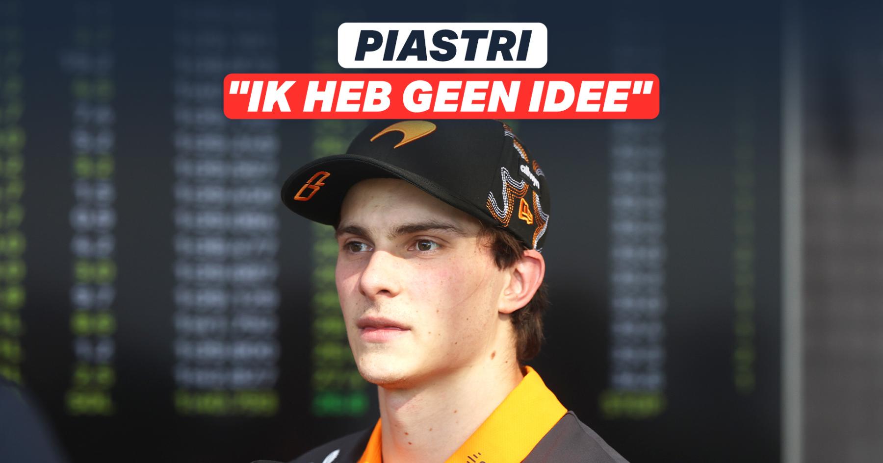 Piastri tast in het duister na ellendig GP-weekend